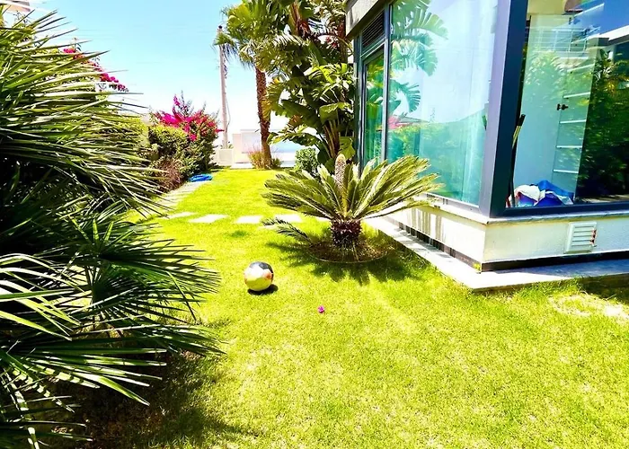 In A Modern With A Private Pool In Cesme