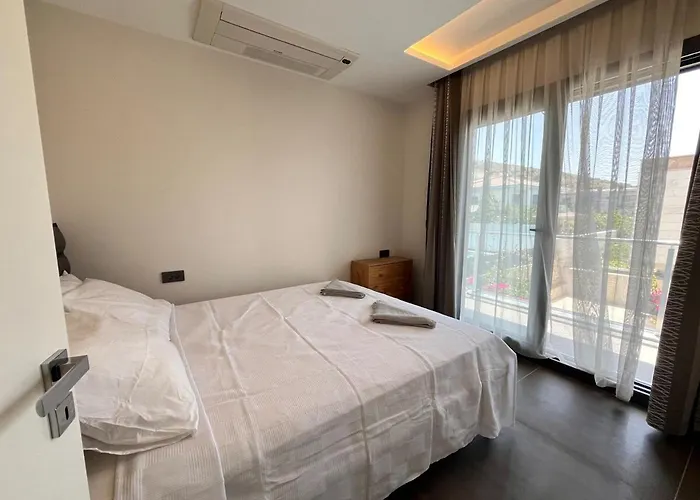 In A Modern With A Private Pool In